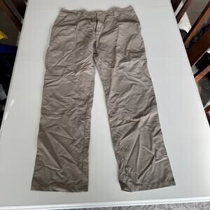 Rail Riders Khaki Pants 100% Nylon 40/32 Hiking Utility Camping Exterior Pockets